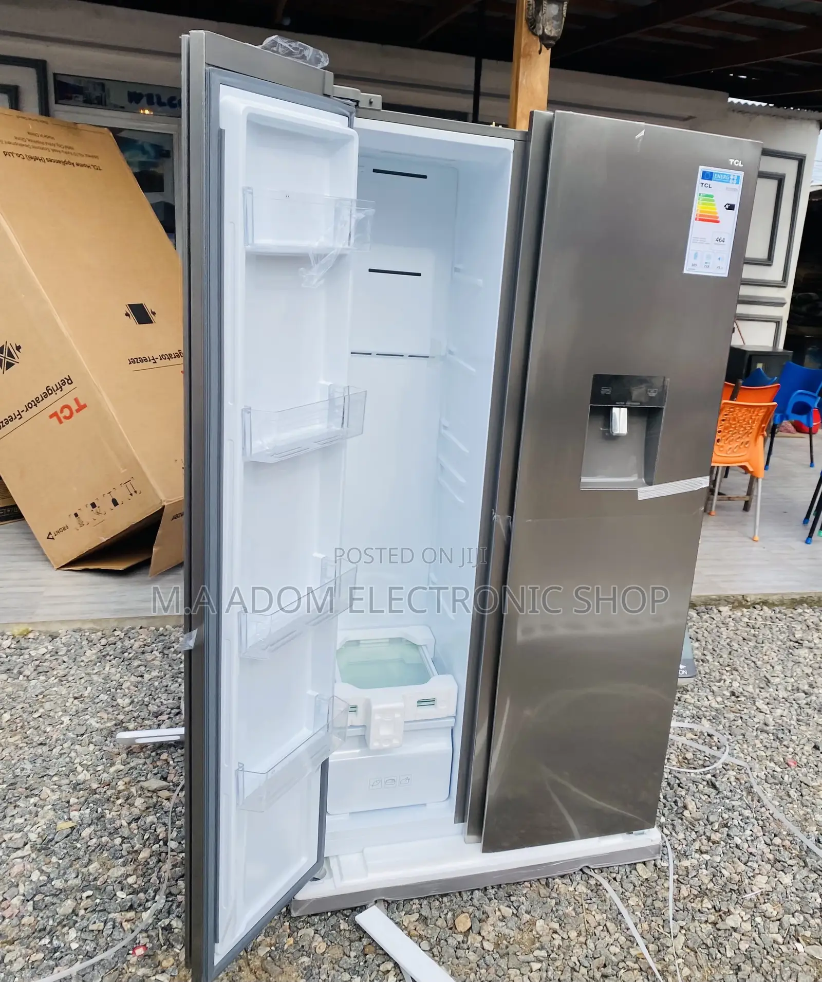Latest and Affordable Tcl(607L)Side Bu Side Fridge(P520SBN)