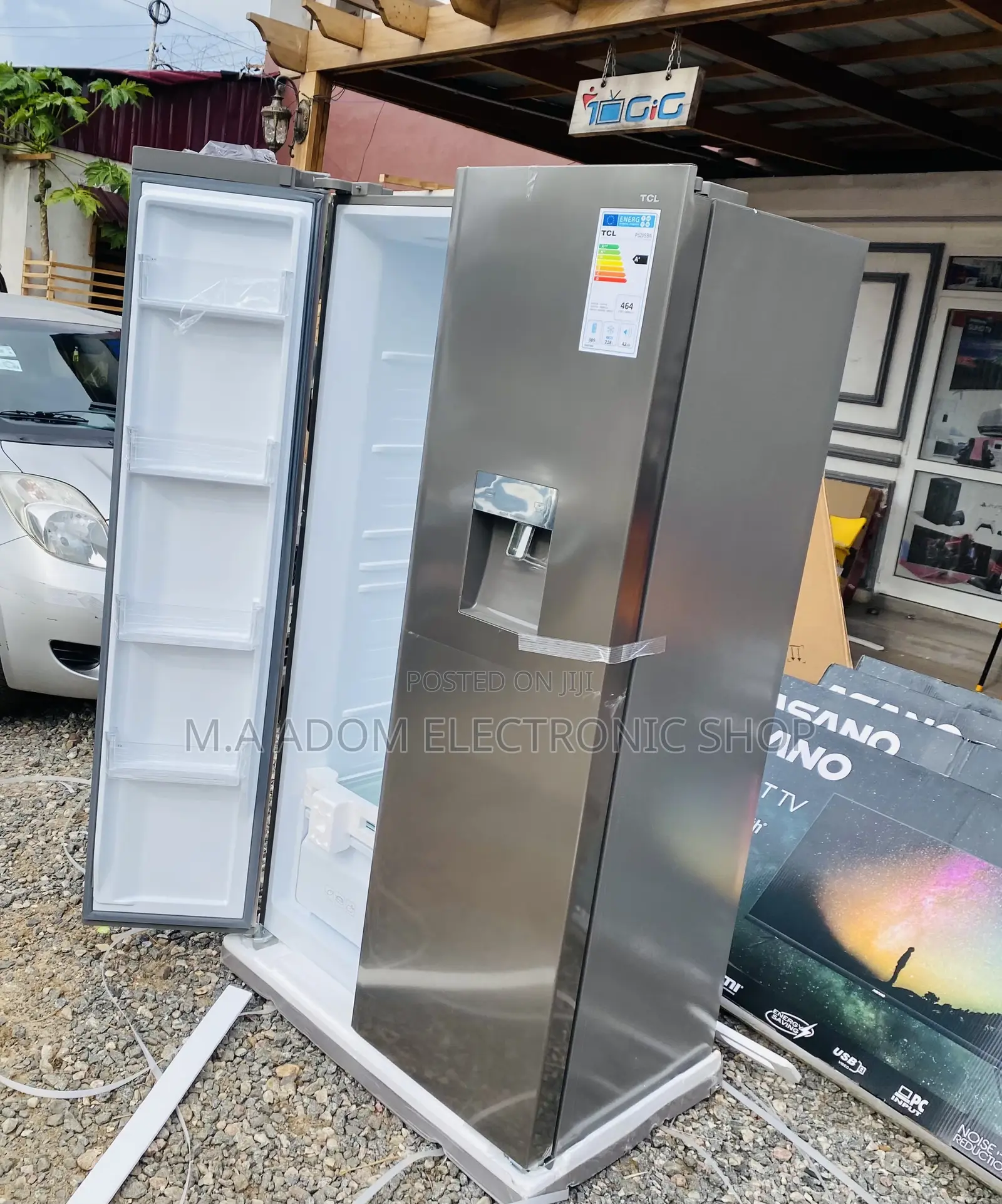 Latest,Reliable Affordable TCL P520SBN Side by Side Fridge