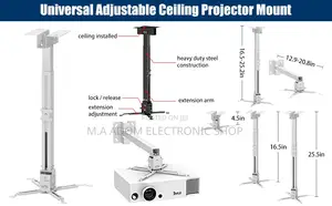 Projector Wall Mount 3 in One Mounting Ways
