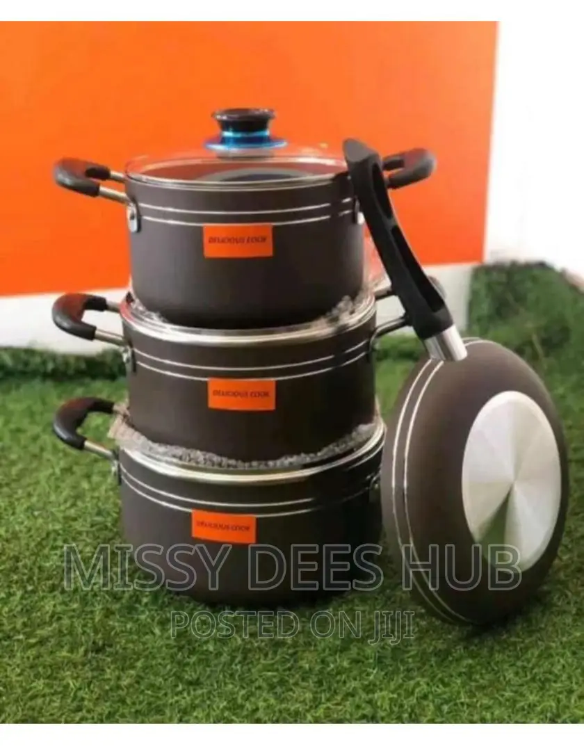 4pcs Delicious Cook Non-Stick Cookware