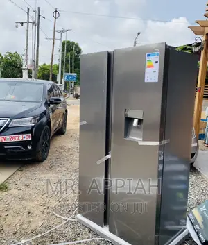 Stainless Steel TclP520 SBN Side by Side Fridge + Dispenser