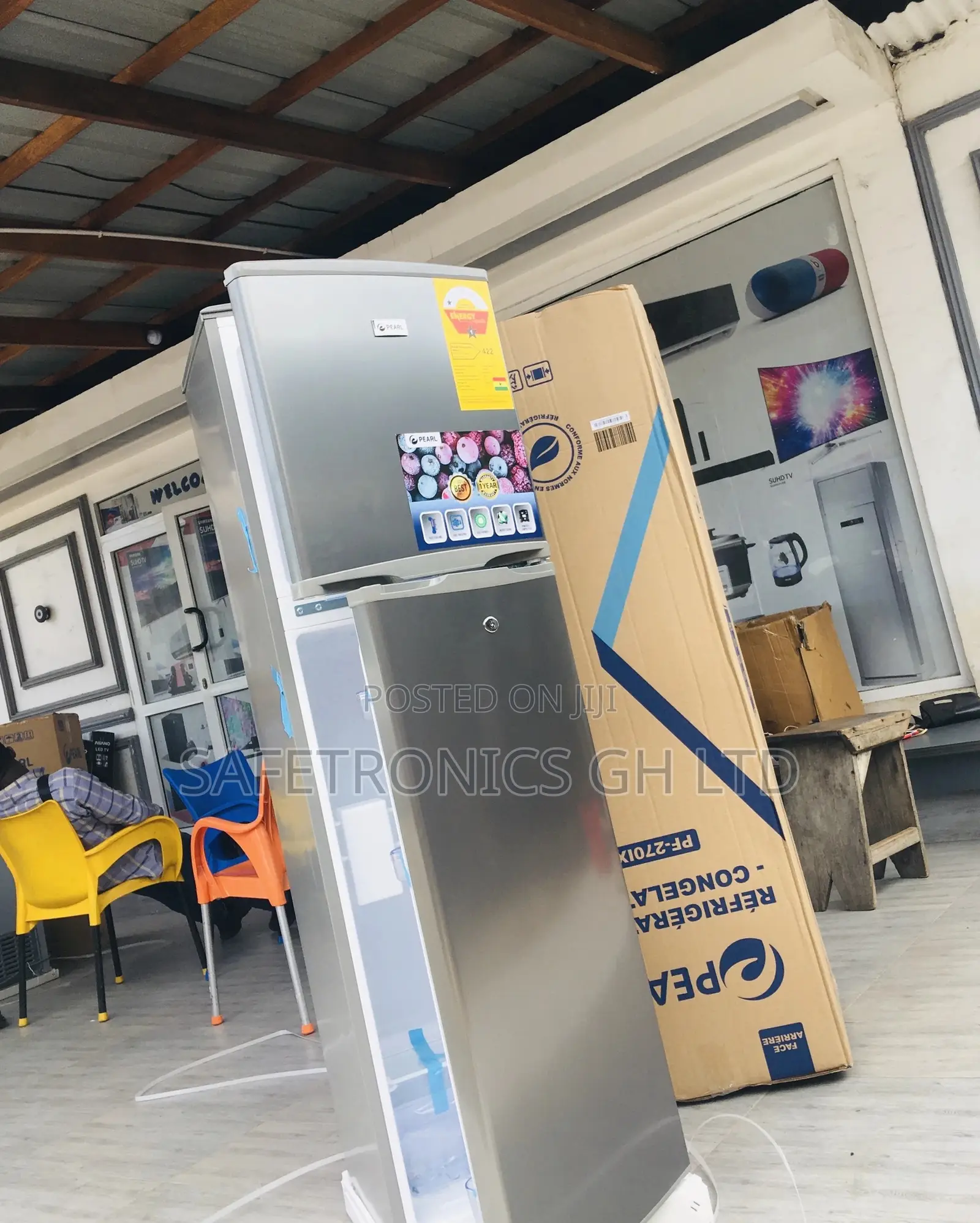 166 Liters Doubledoor Topfreezer Pearl PF-270IX Fridge