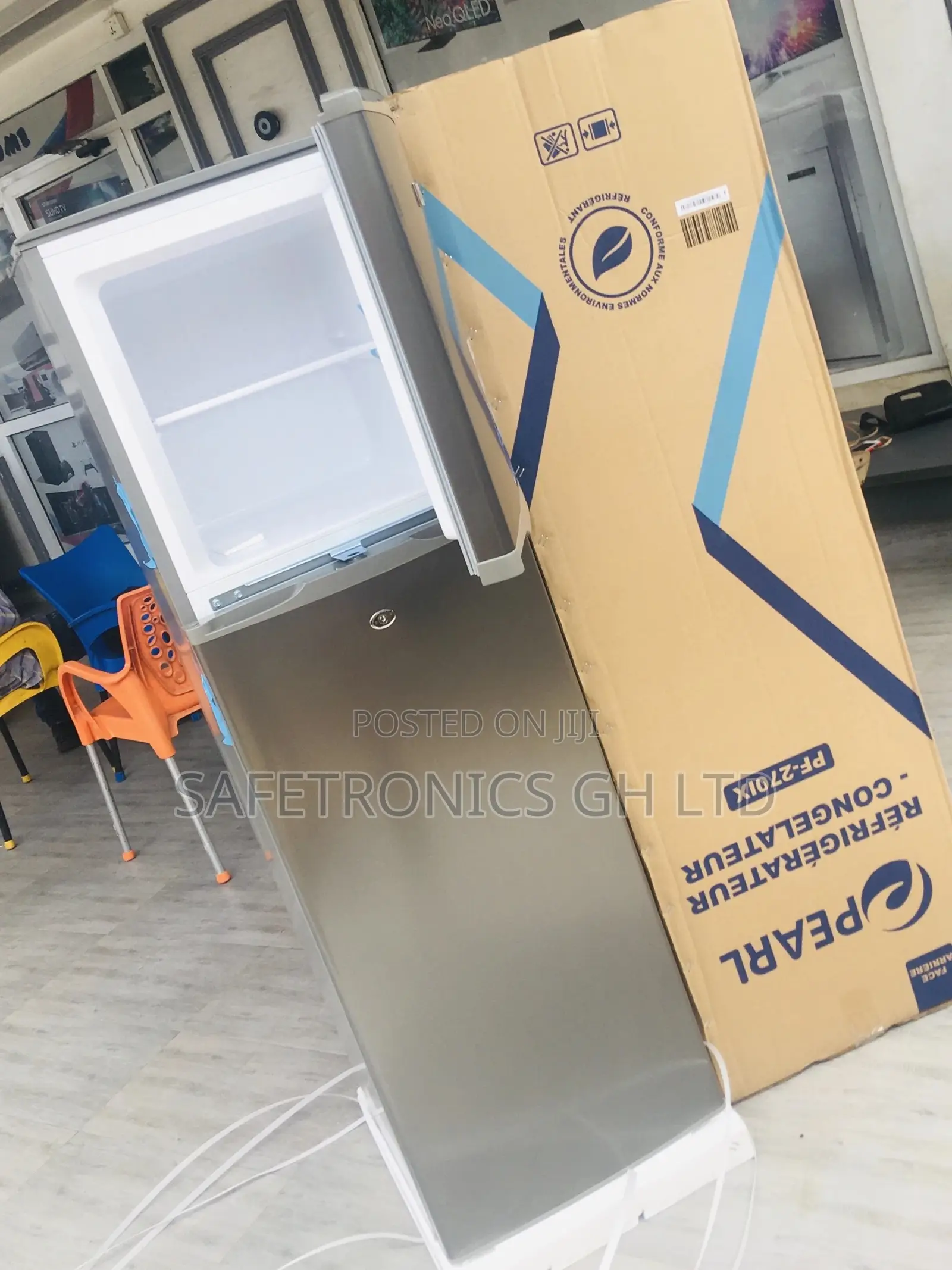 Doubledoor Pearl Pf-270ix 166 Liters Topfreezer Fridge