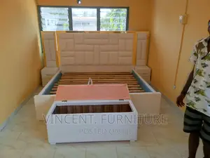 King Size Bed Frame and Ottoman Available