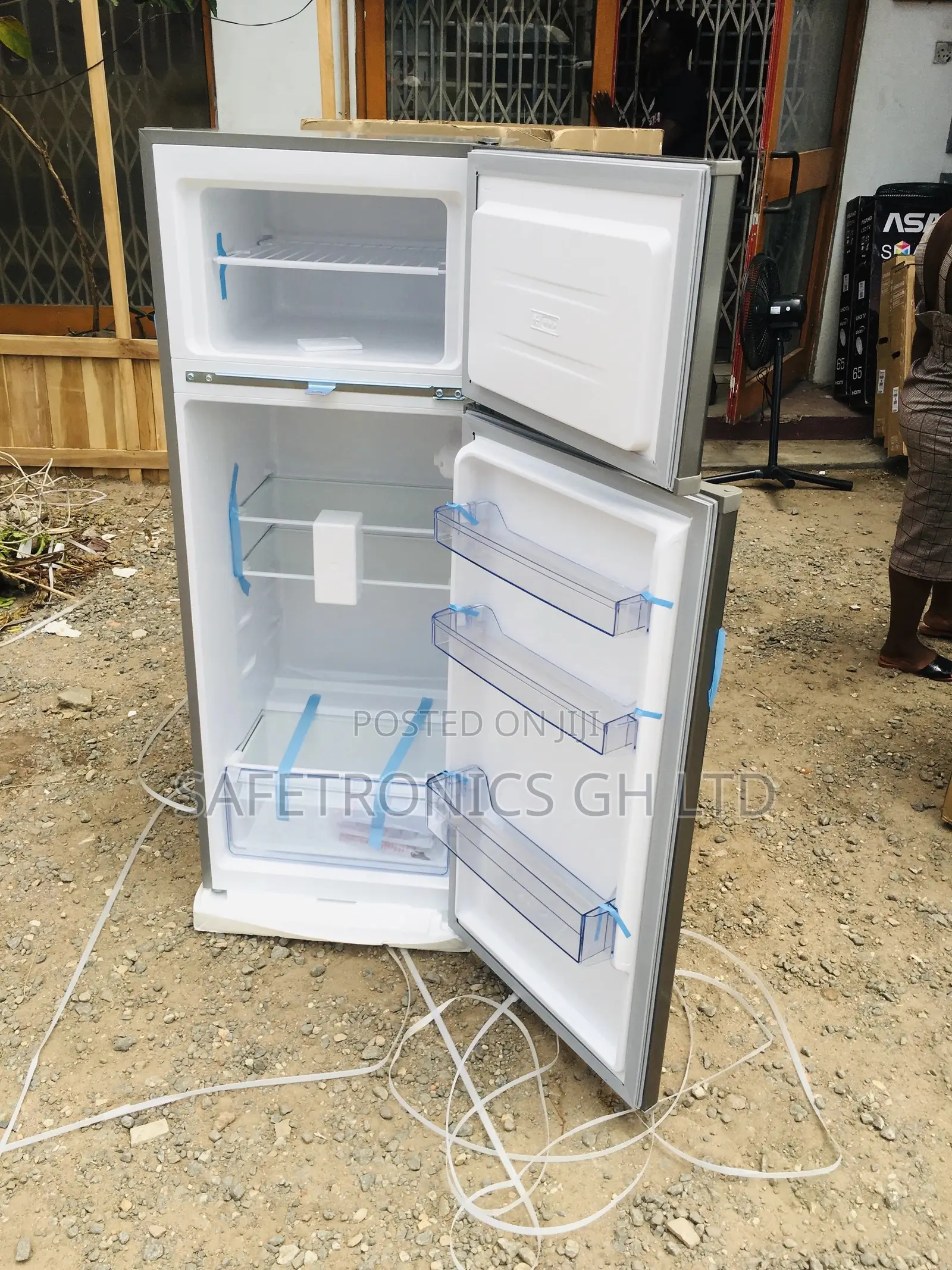 Boxed PF-250 Topfreezer Pearl Gray 205L Doubledoor Fridge