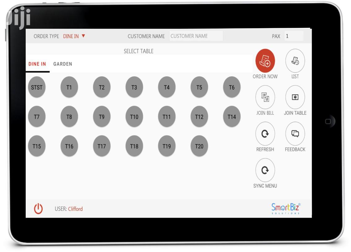 Smartbiz Restaurant Management Pos Software and Inventory