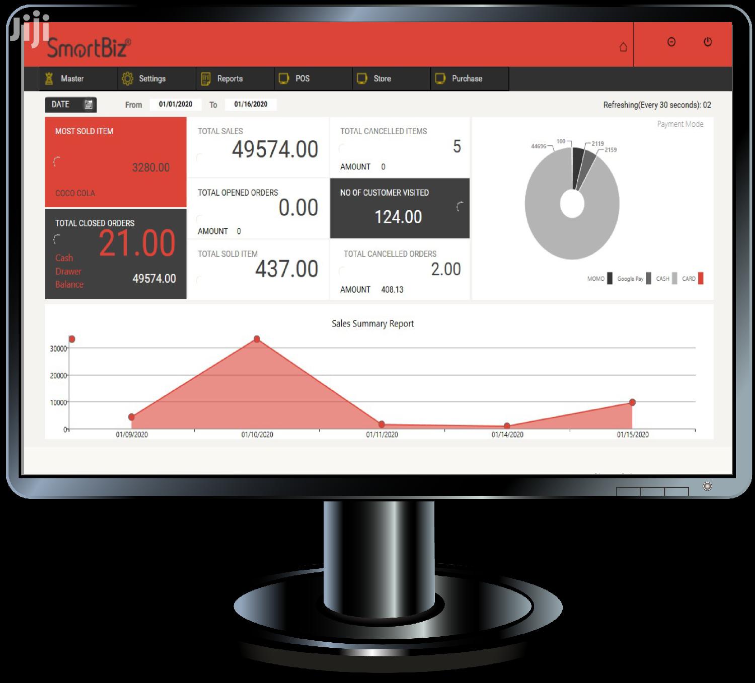 Smartbiz Restaurant Management Pos Software and Inventory