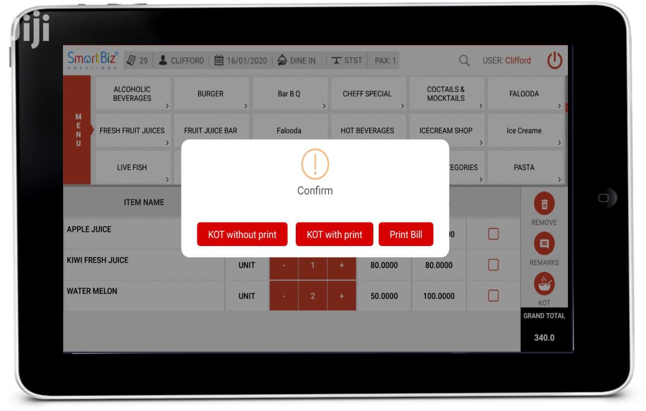 Smartbiz Restaurant Management Pos Software and Inventory