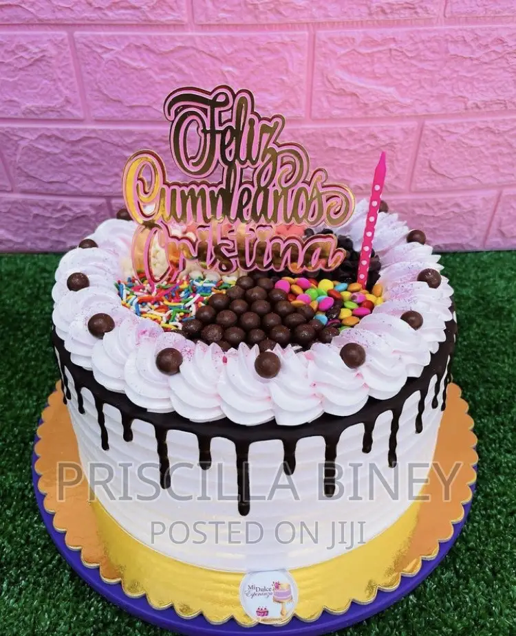 Vanilla Sprinkles Cake