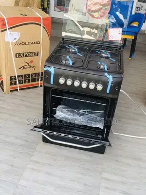  60x60 Oven With Grill Ferre Gray 4 Gas Cooker Black