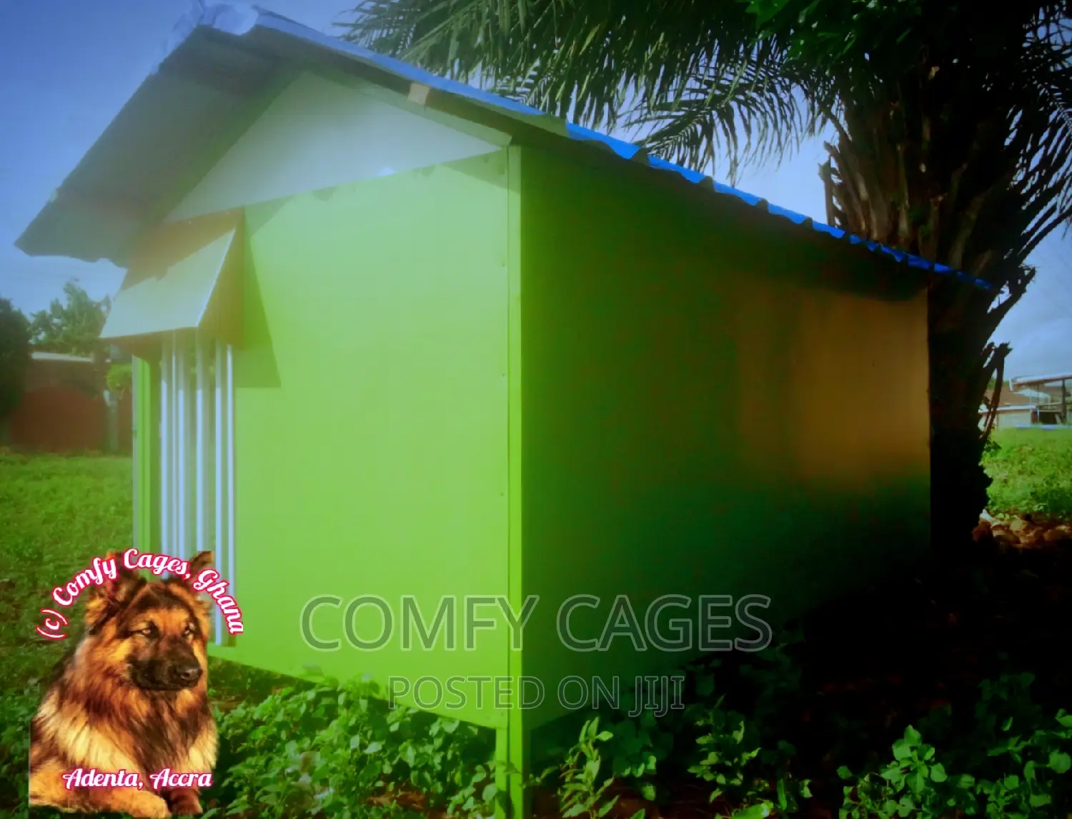 Super Solid Double Galvanized Steel Security Comfy Dog Cage