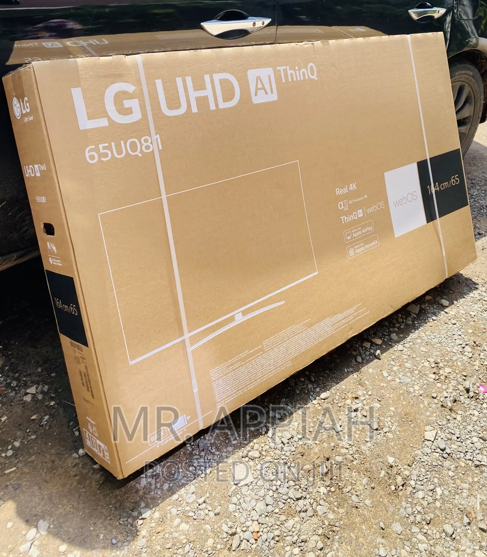 Shop Durable LG 65UQ81003 65” Uhd Smart Led Tv(Black).