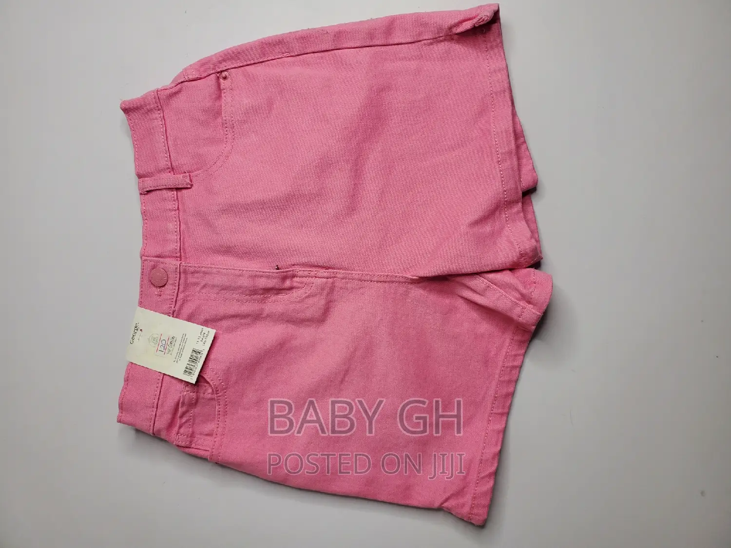 George Baby Pink Girls Shorts