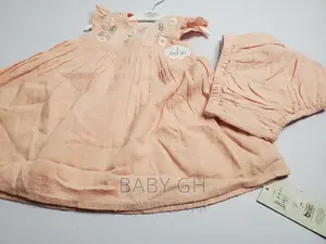 2 Piece Peach Girls Dress