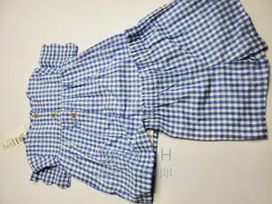 Marks Spencer Blue and White Top and Shorts for Girls
