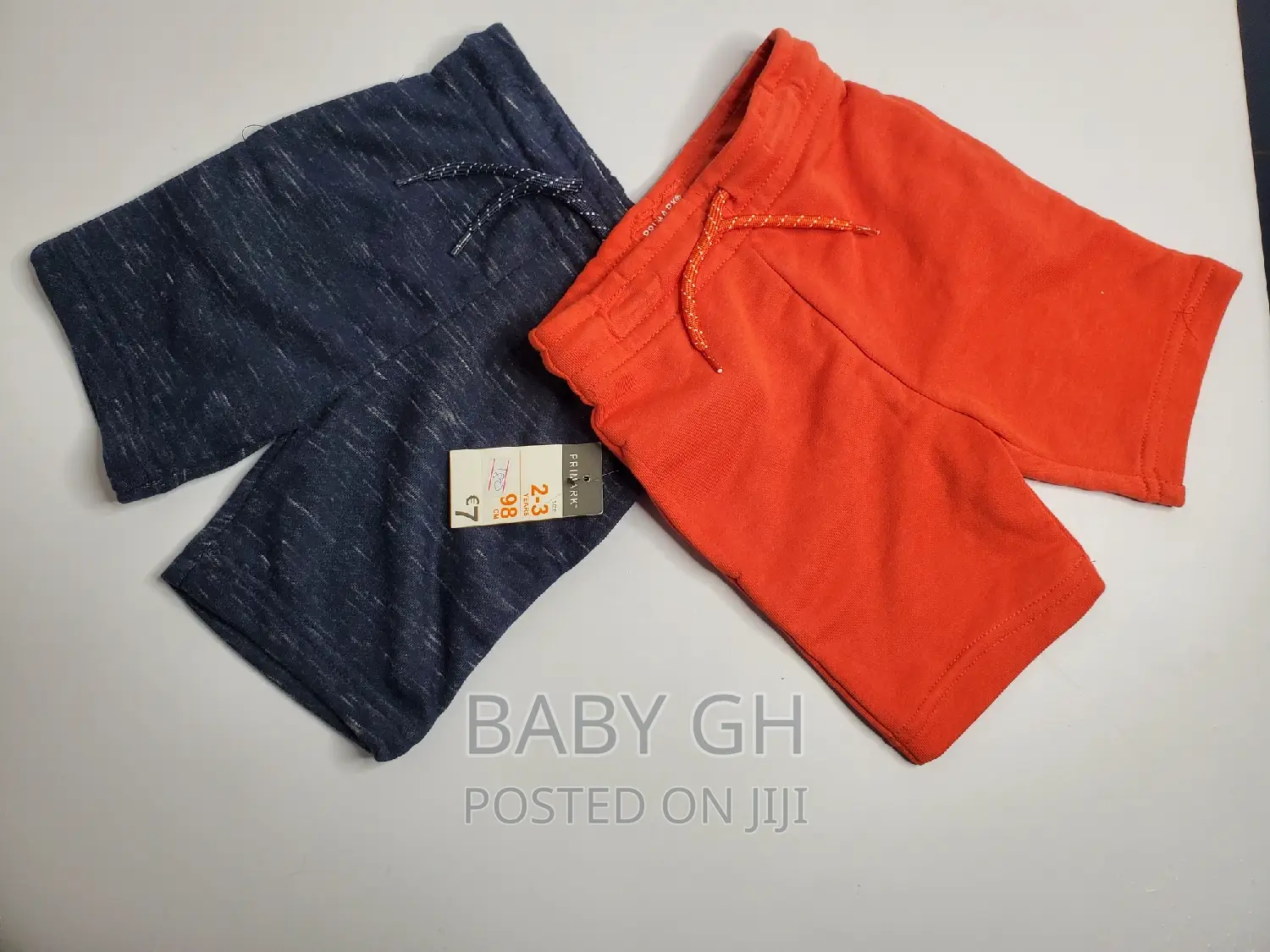 2 Pieces Primark Kids Boys Cotton Shorts