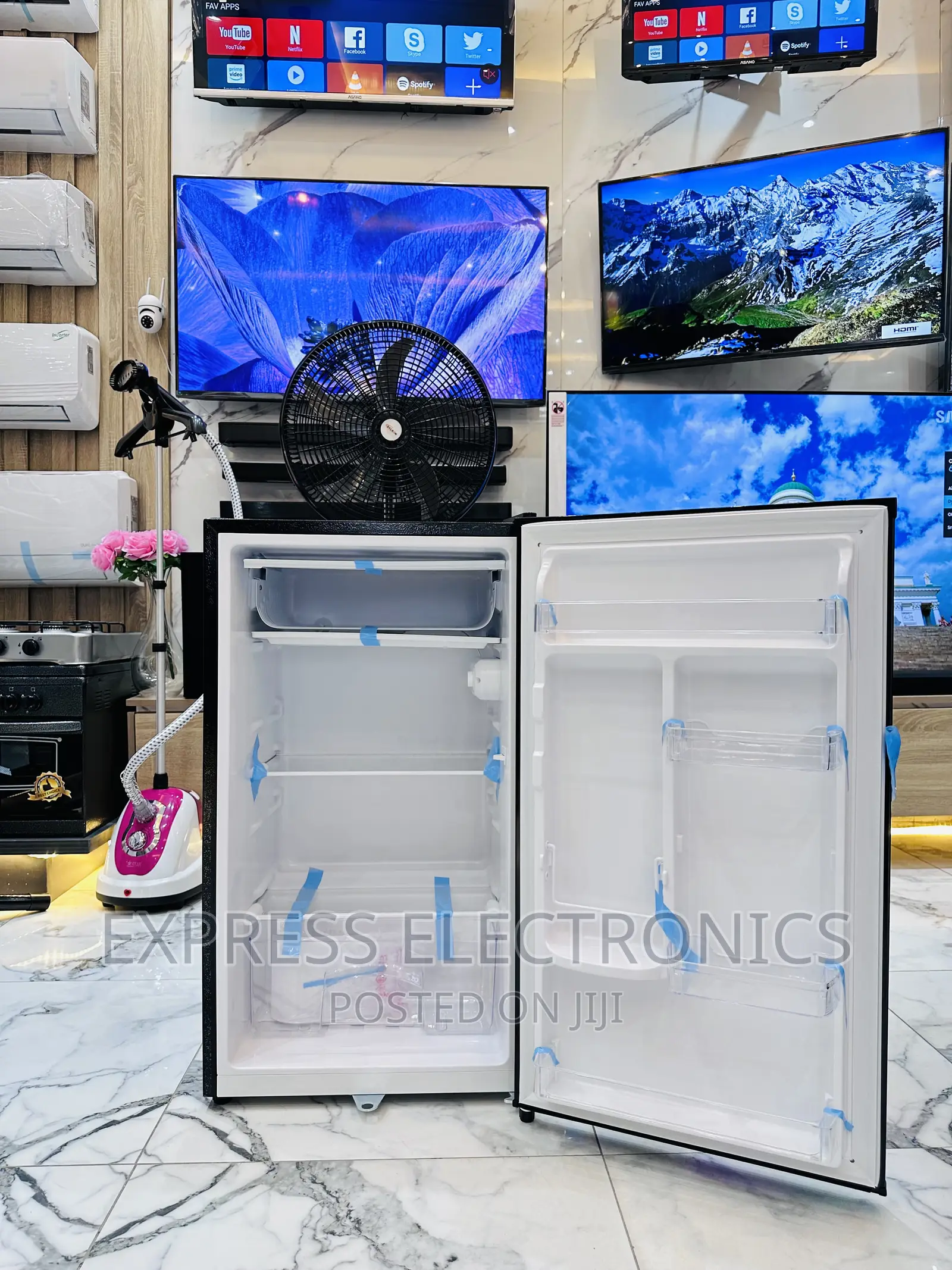 Shop the Best Rainbow Black Sleek Table Top Fridge