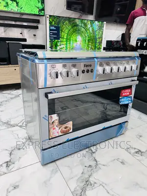 Shop the Best Gas Cooker 6burner All Gas Sliver Oven