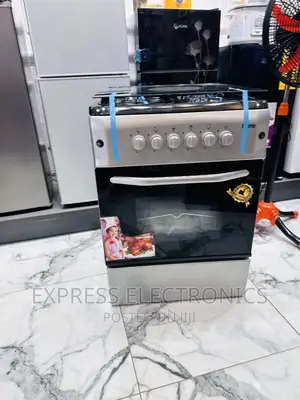New Line Multi Functional Gas Cooker Sliver 60/60 4burner