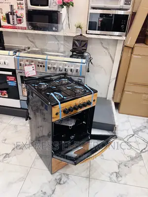 Multi Purpose Gas Cooker Wooden Like 4burner Stove Oven
