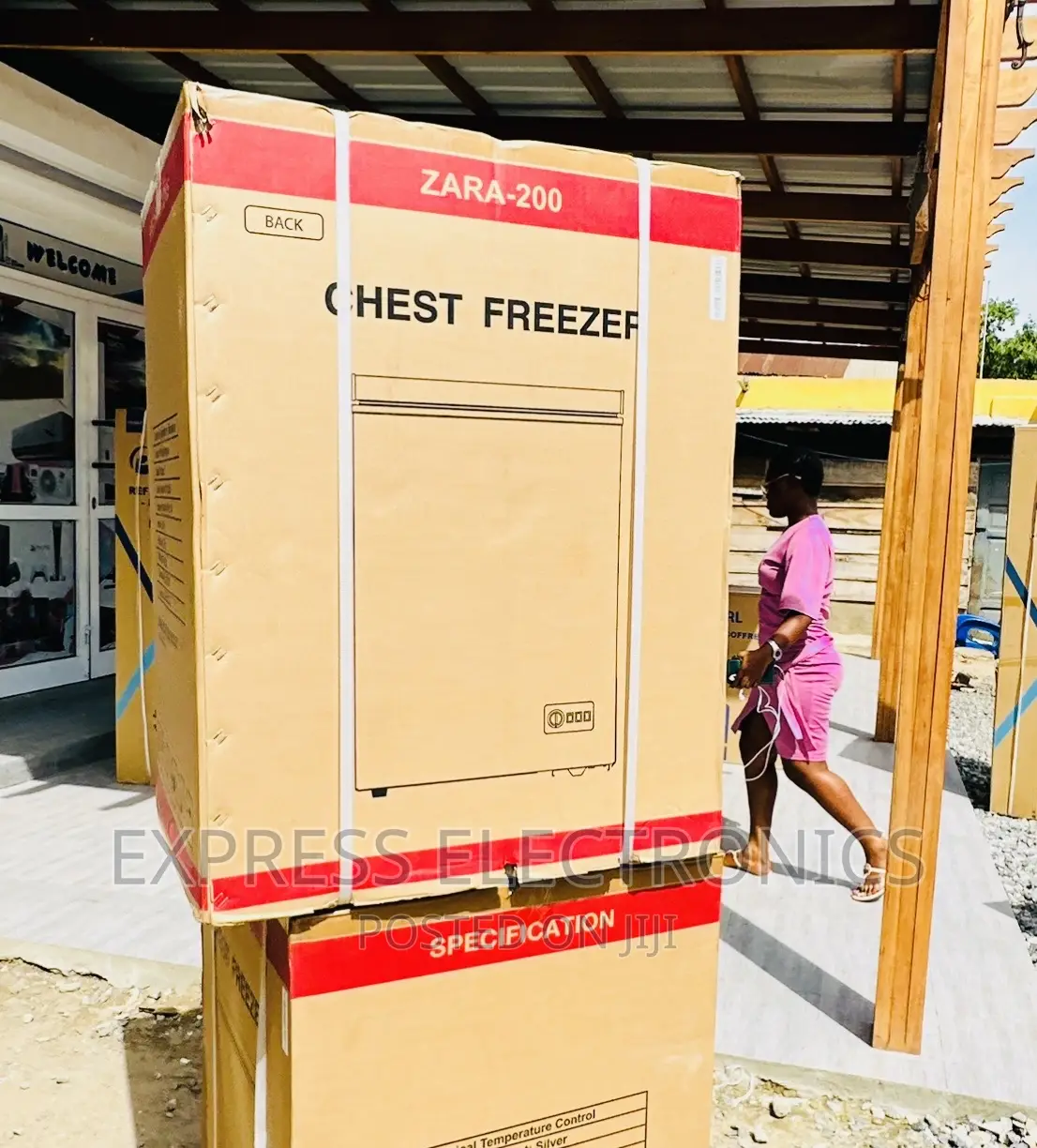 Zara Best Sale on Chest Freezer Single Door 141L Grey