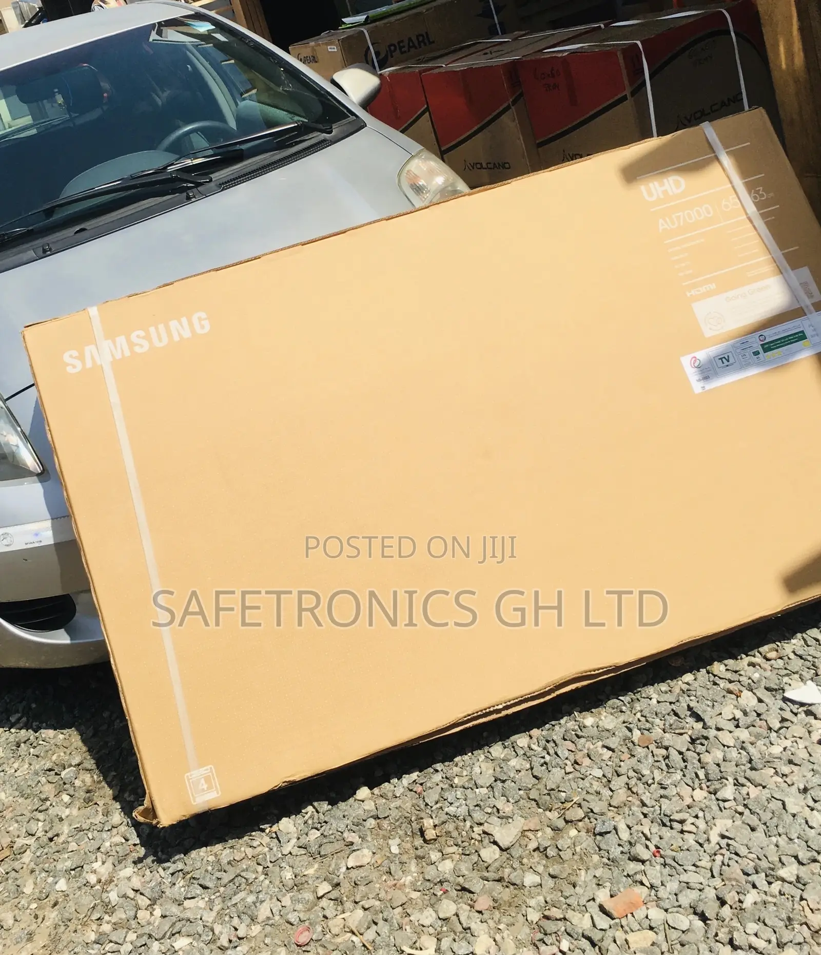 AU70 Samsung LED Glossy UHD 65 Inches Smart Black Tv