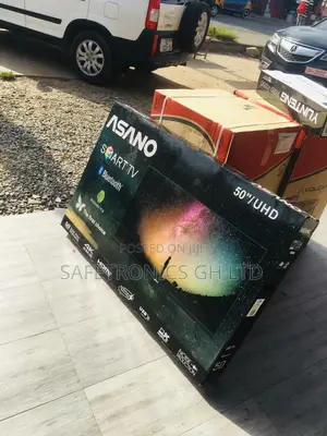 Asano Electric 50 Inches Glossy LED UHD Black Smart Tv