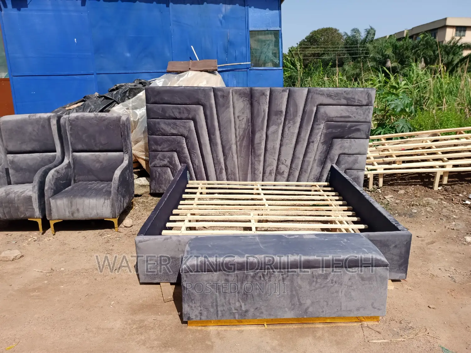 King Size Bed Frames With Sofas and Ottoman