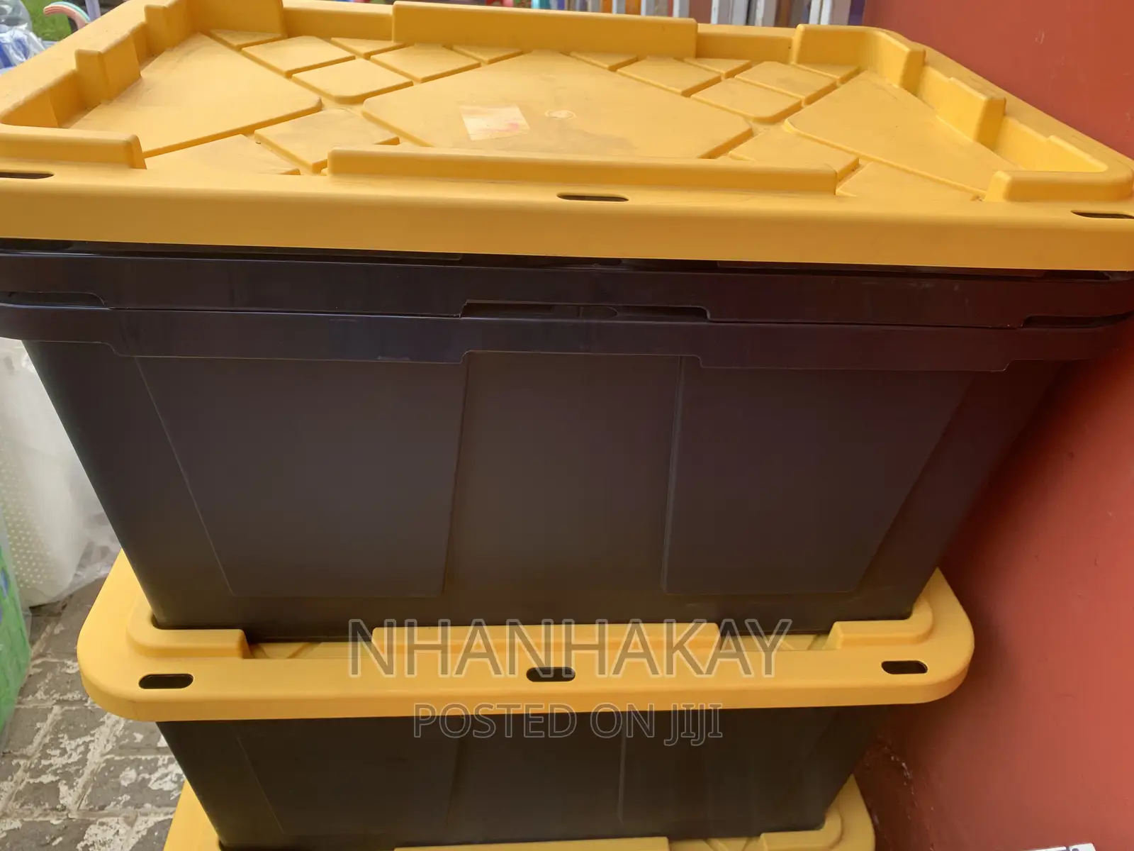 27 Gallon Storage Tote Bin
