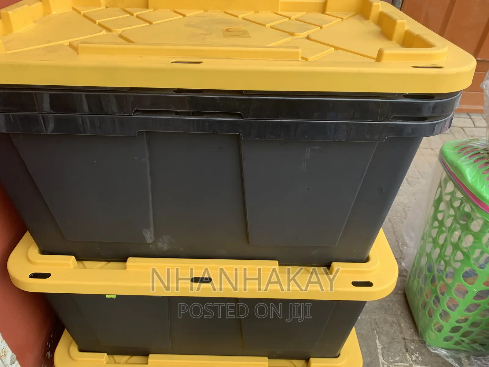 27 Gallon Storage Tote Bin