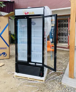 Brand New Pearl PVC-662-2B 2 Door Electric Beverage Cooler.