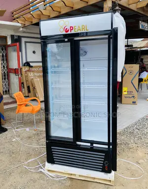 High Quality Pearl 2door Electric Beverage Cooler PVC-662-2B