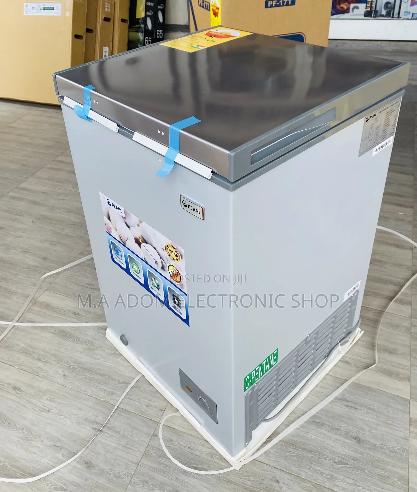 Energy Saving Pearl PCF-127 1 Door Electric Freezer(100ltr).