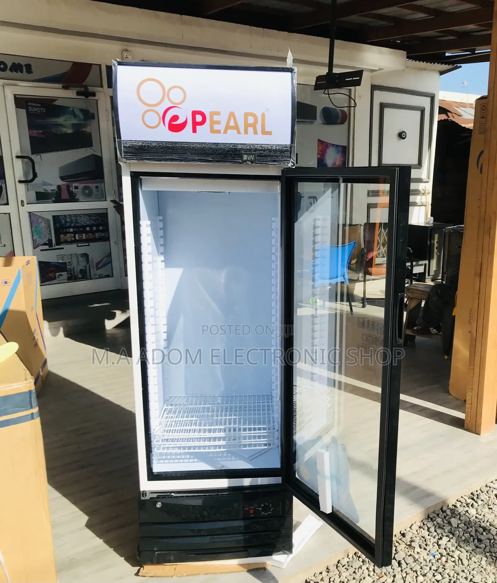 High Quality Pearl PVC-150 Single Door Beverage Cooler(178L)