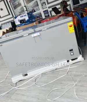 Glass Lid Chestfreezer Doubledoor 425 Liters Nas500
