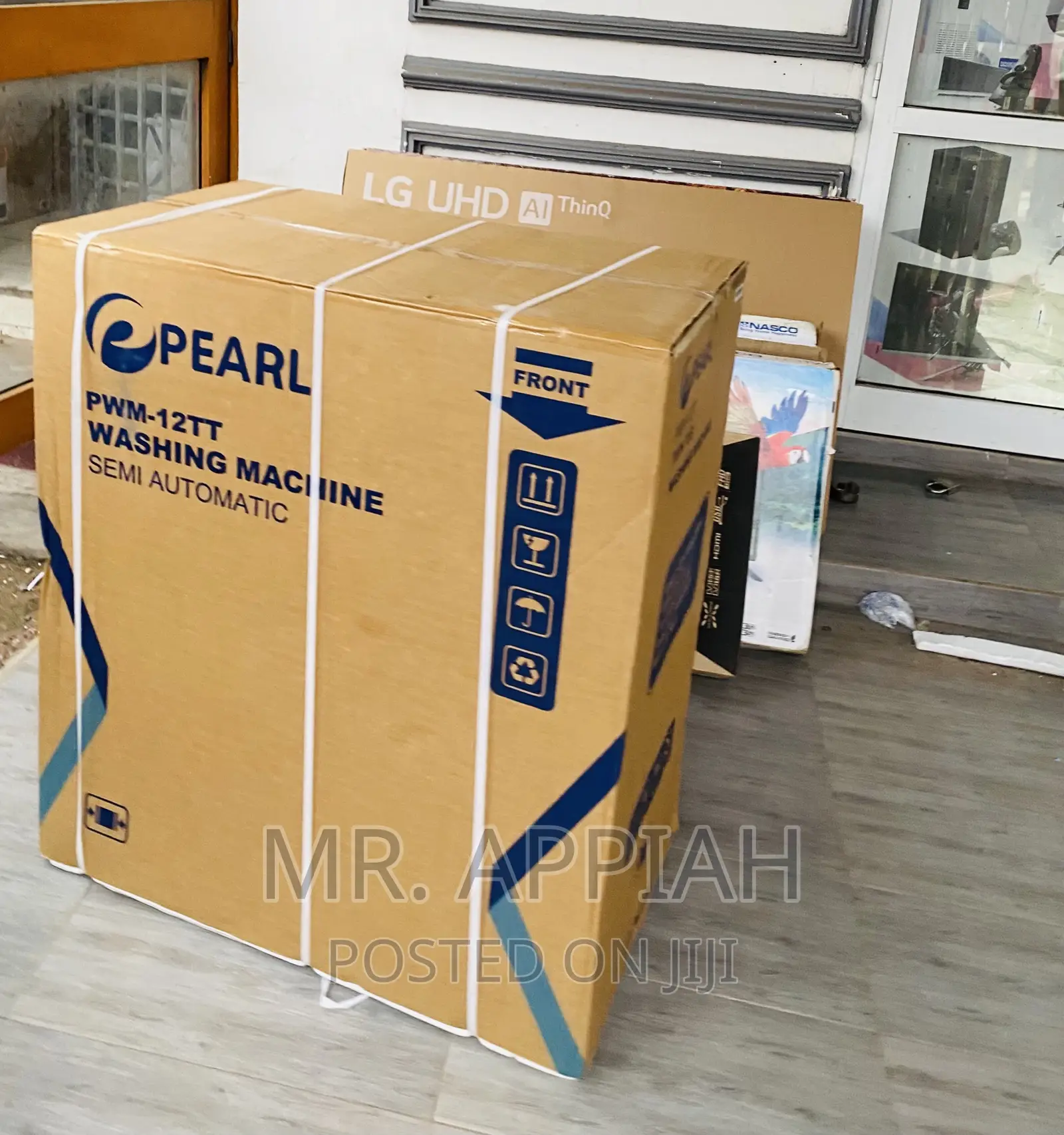 Convenient Pearl 12kgTopload Electric Washing Machine,White