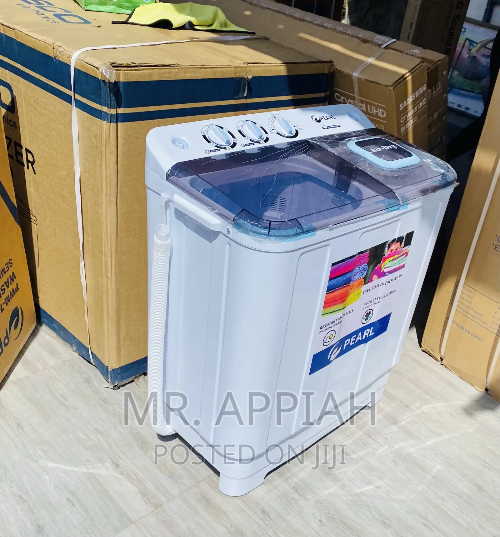 Latest Pearl 7kg Top Load Electric Washing Machine(White).