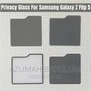 Galaxy Z Flip 5 / 6 7 Privacy Front Led Screen Tempered Glass