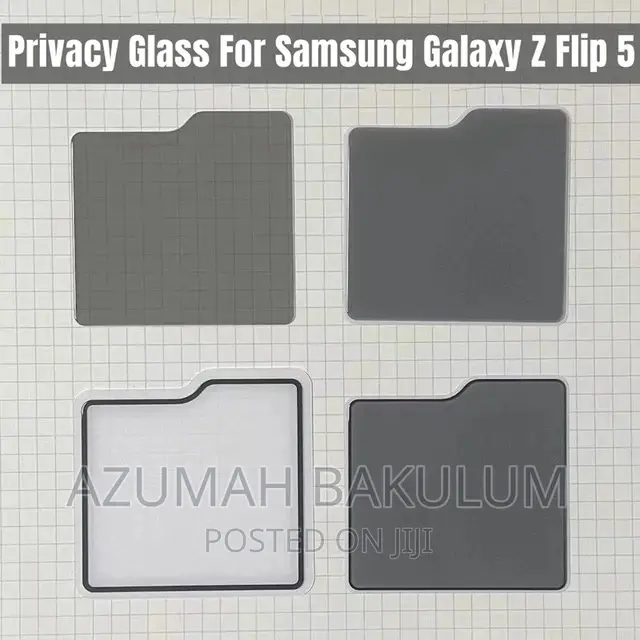 Galaxy Z Flip 5 / 6 7 Privacy Front Led Screen Tempered Glass