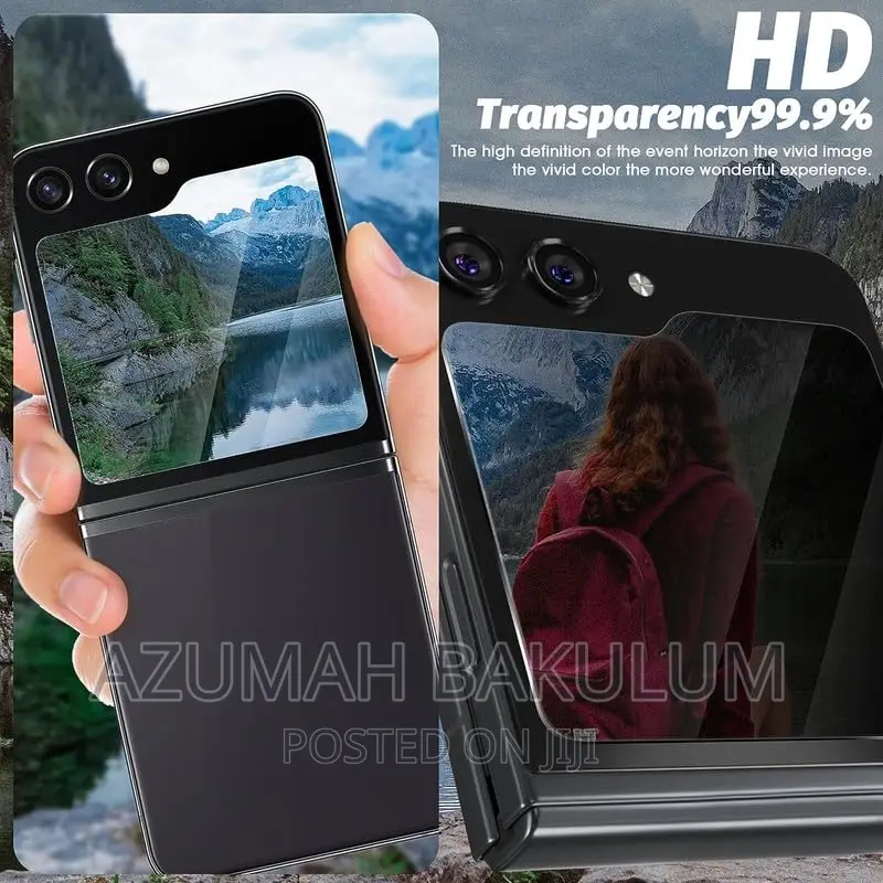 Galaxy Z Flip 5 / 6 7 Privacy Front Led Screen Tempered Glass