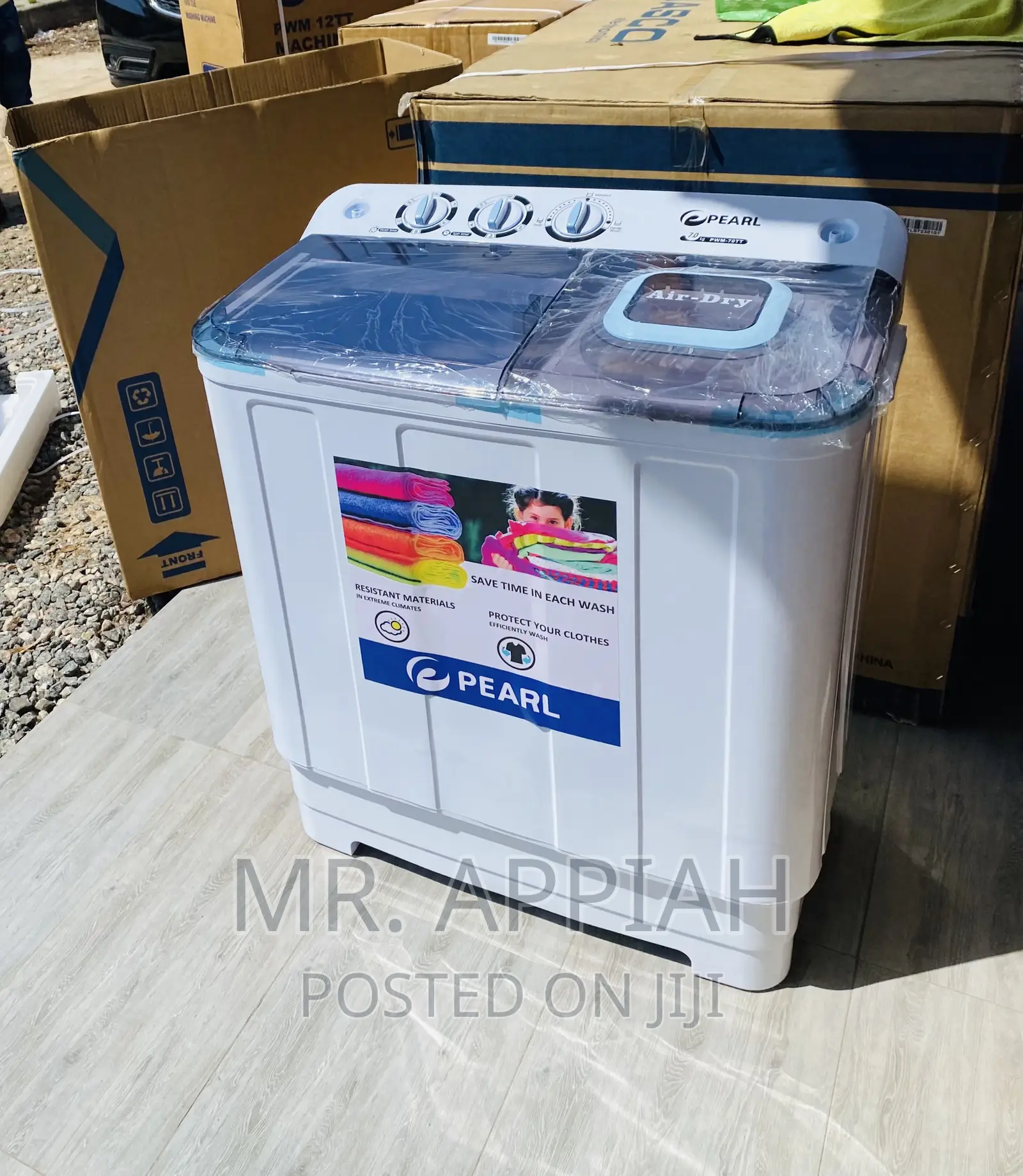 Latest and AdorablePearl 7kg Electric Washing Machine,White