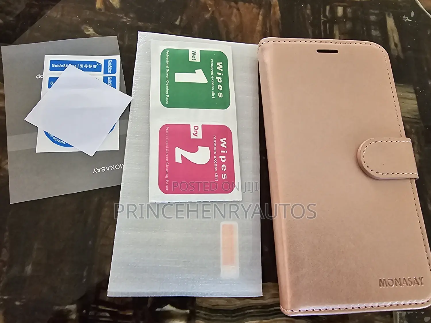 MONASAY Wallet Case+ Protector for iPhone 12 Pro/iPhone 12