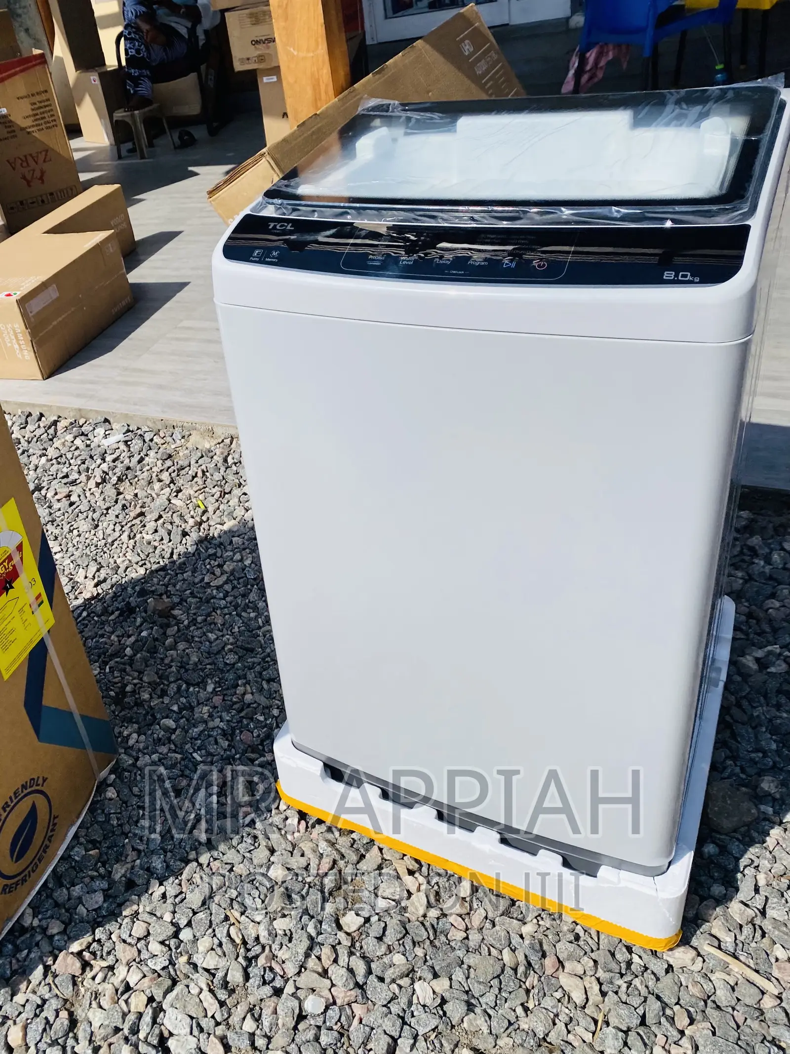 Durable TCL 8kg Top Load Electric Washing Machine 