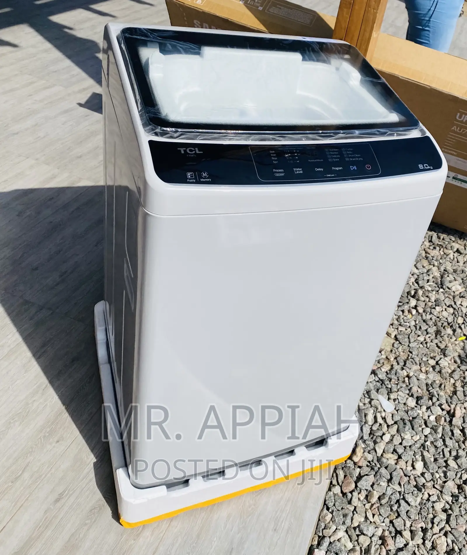 Fast Washing TCL 8kg Top Load Electric Washing Machine.