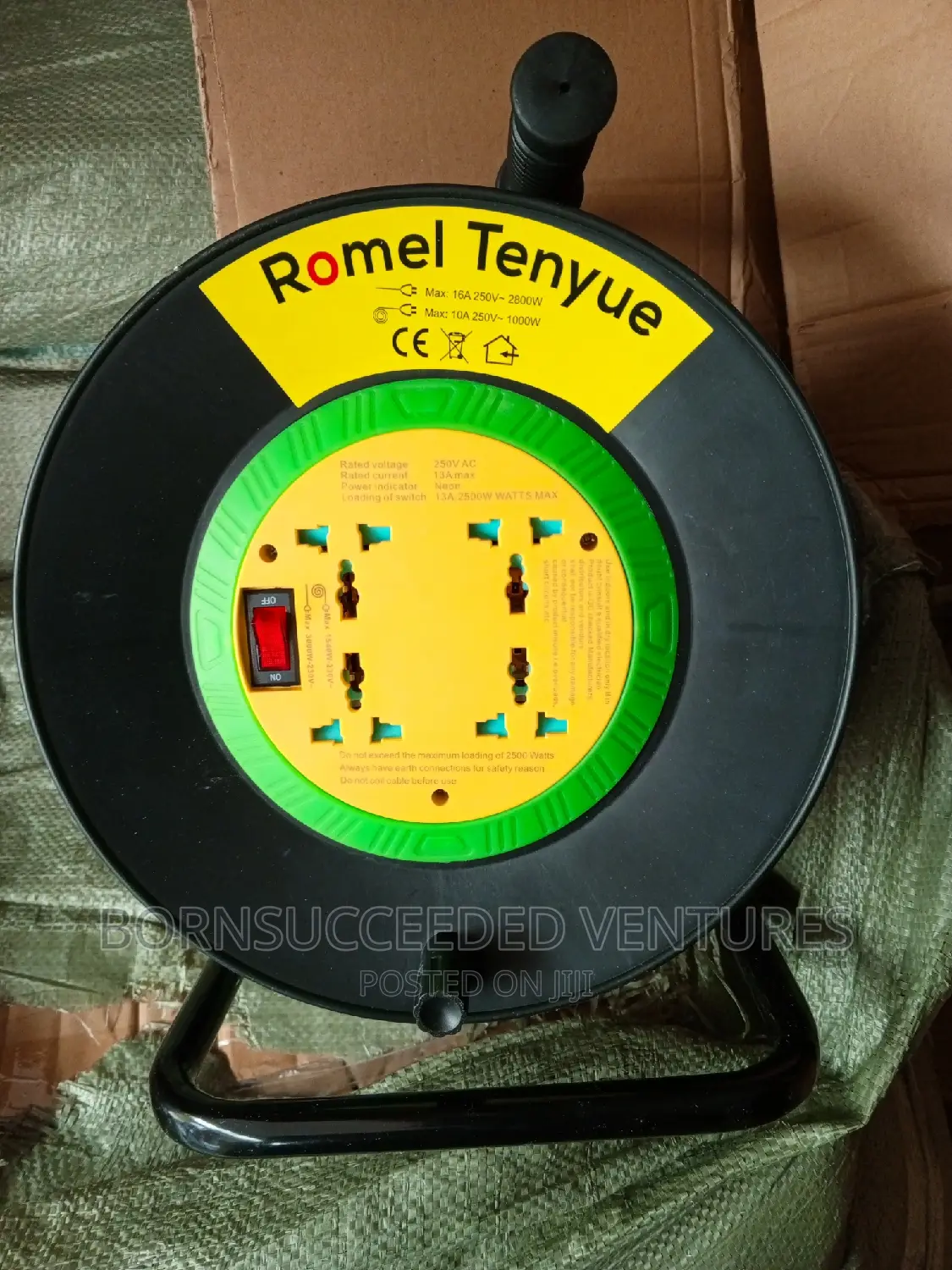 Quality 2.5mm, 50meter Extension Socket