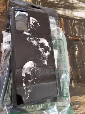 DAFEI Skulls Black Frame Shockproof Case for Note 20 5G