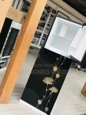 Topfreezer Glass Black PF/20T Doubledoor Pearl Fridge