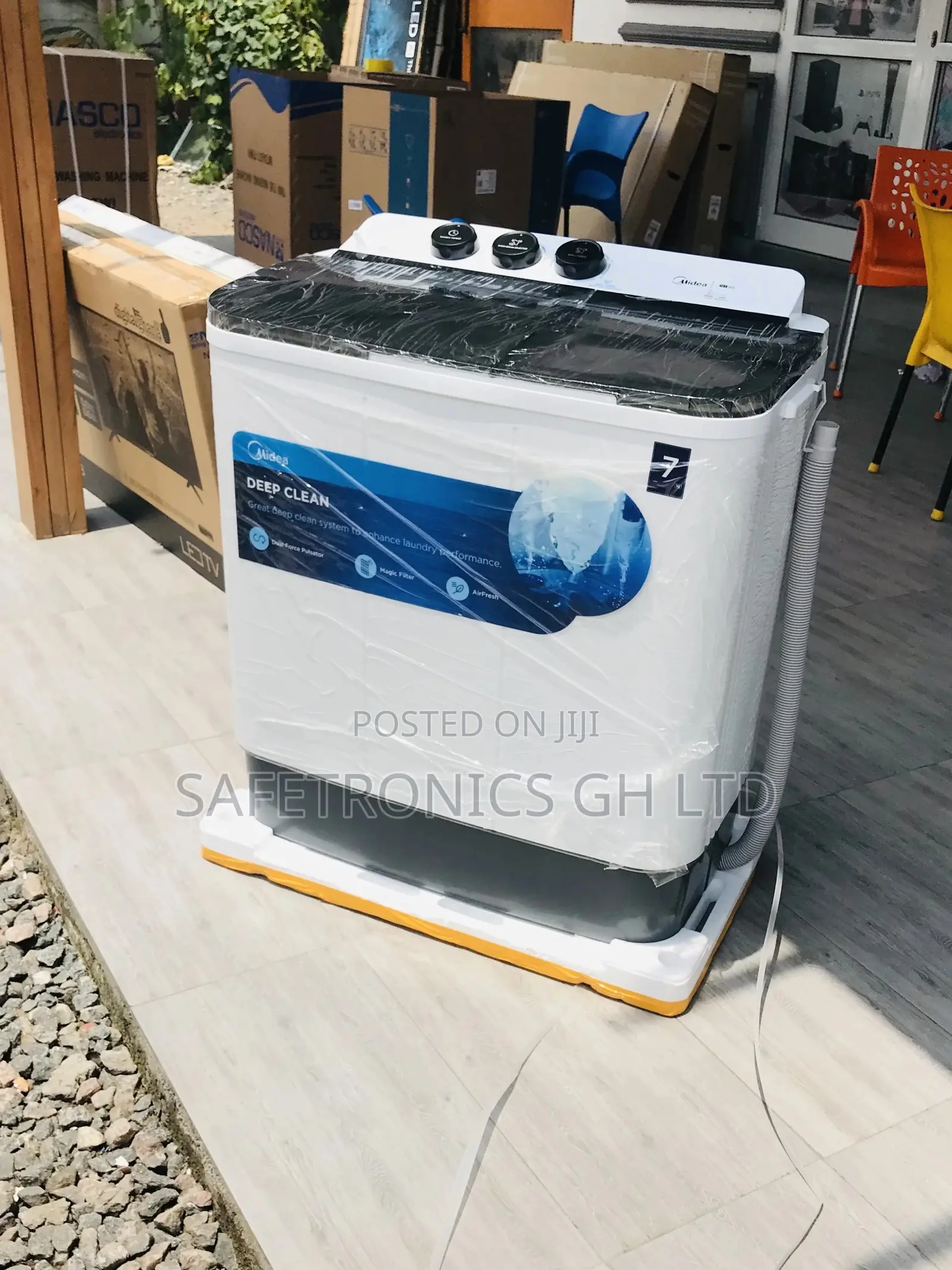 Elegant Washingmachine Semiautomatic 7kg Midea Topload