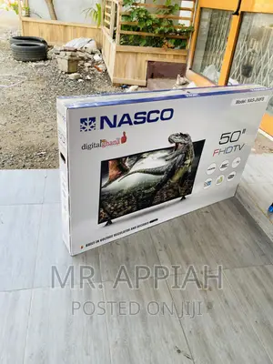 Brand New Nasco 50 Inch FHD Digital Satellite Electric Tv.