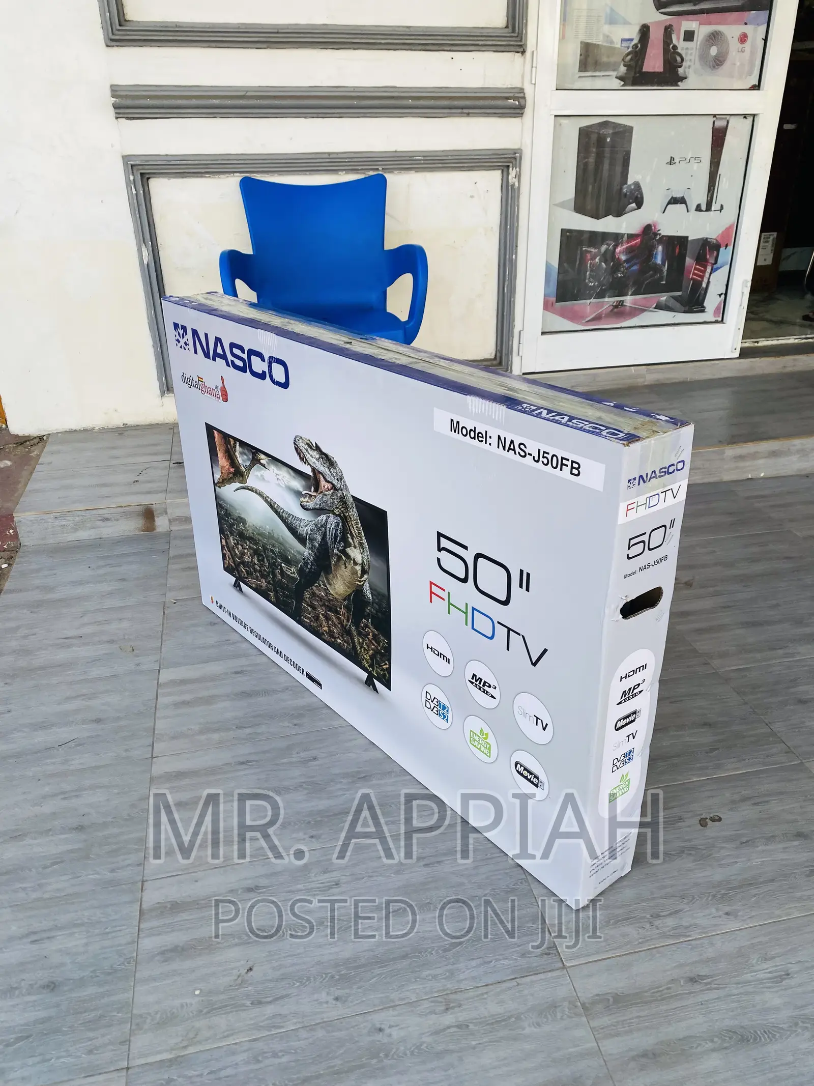 Highly Energy Saving Nasco 50” FHD Digital Satellite Tv.